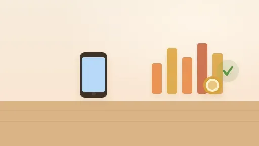 スマホでアプリを操作して価格履歴を確認する手元のシーン