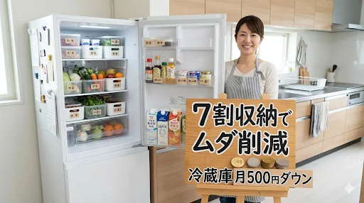 冷蔵庫の節電イメージ