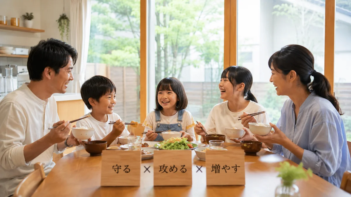 家族5人の年収の壁戦略まとめイメージ