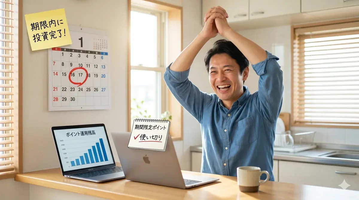 ポイント投資を続けてきた実感を振り返るイメージ