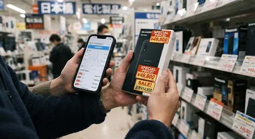 値札・棚・回転の3つの判断軸をチェックするイメージ