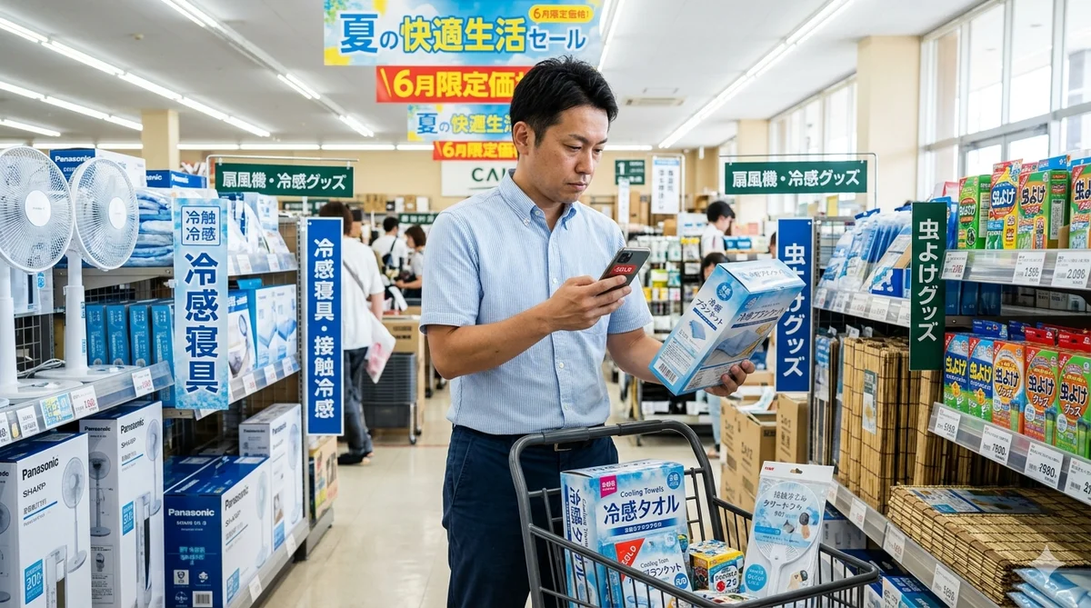 6月に仕込む夏物せどり｜リアル店舗で『次に売れる』季節商材を見極める