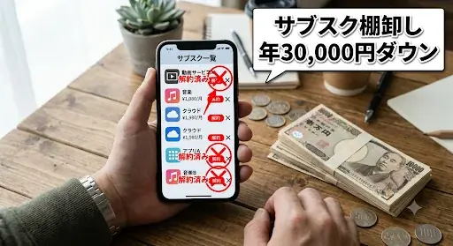サブスク棚卸しイメージ