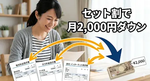 家族割セット割イメージ