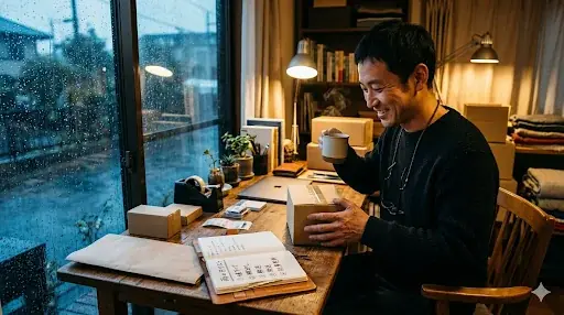 梅雨どきの在庫整理・関連記事への導線イメージ