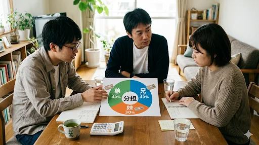兄弟姉妹との費用分担をどう決める？