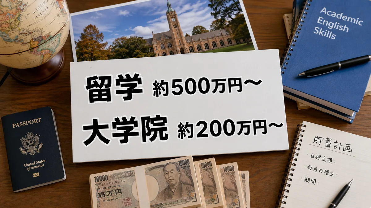 急な進路変更（留学・大学院）への備え方
