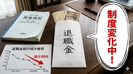 退職金は当てにできる？退職金制度の変化